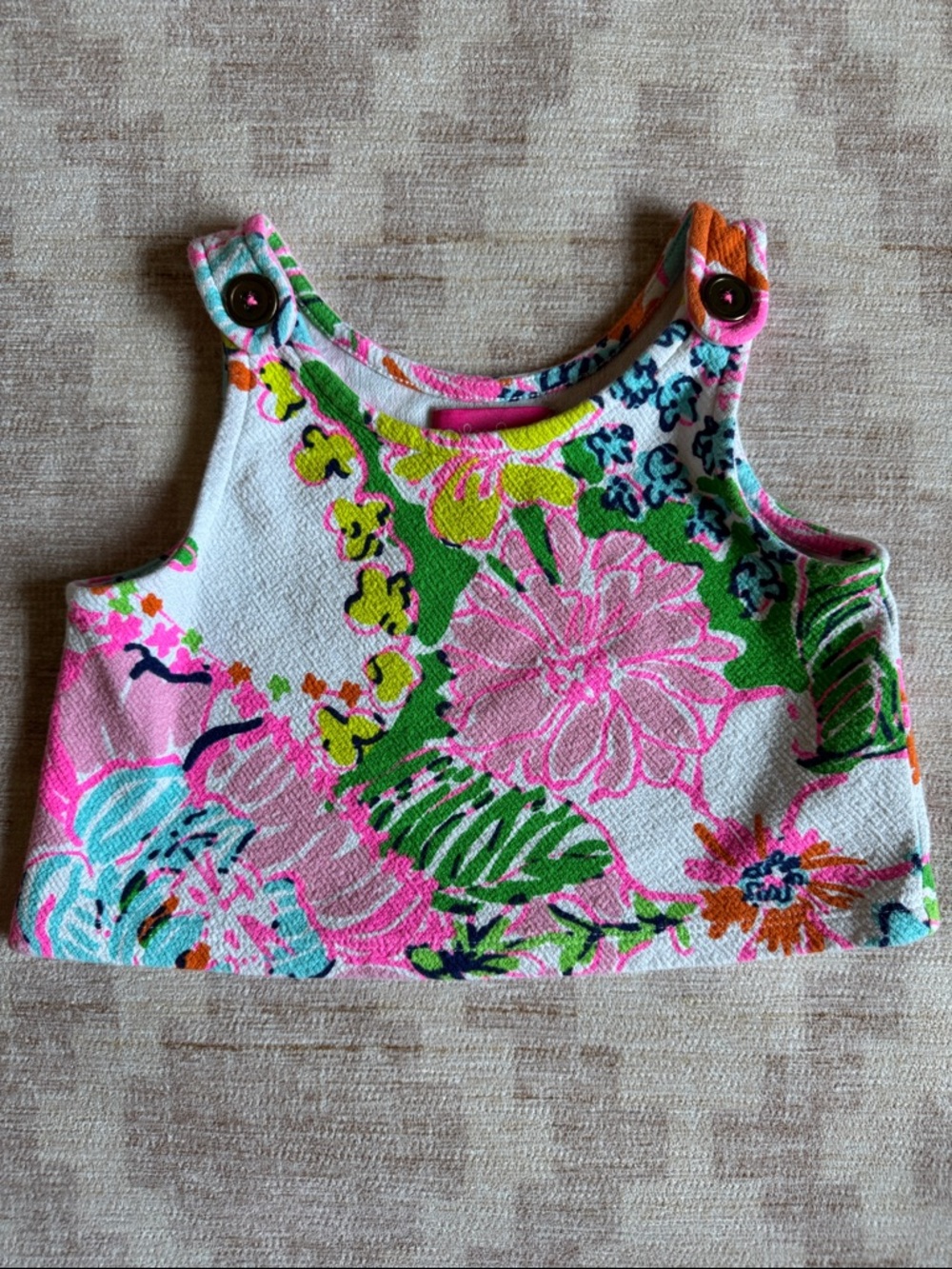 Lilly Pulitzer for Target Girls Multicolor Floral Tank Top size XS 4-5